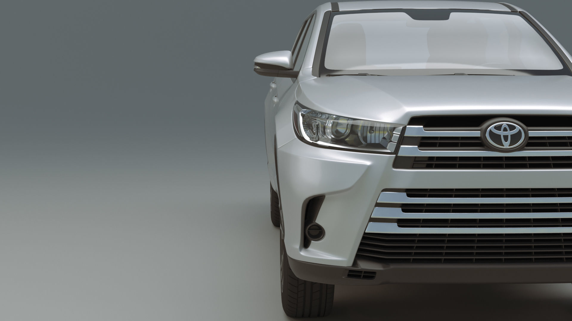Toyota Highlander LX 2019 3D model_5