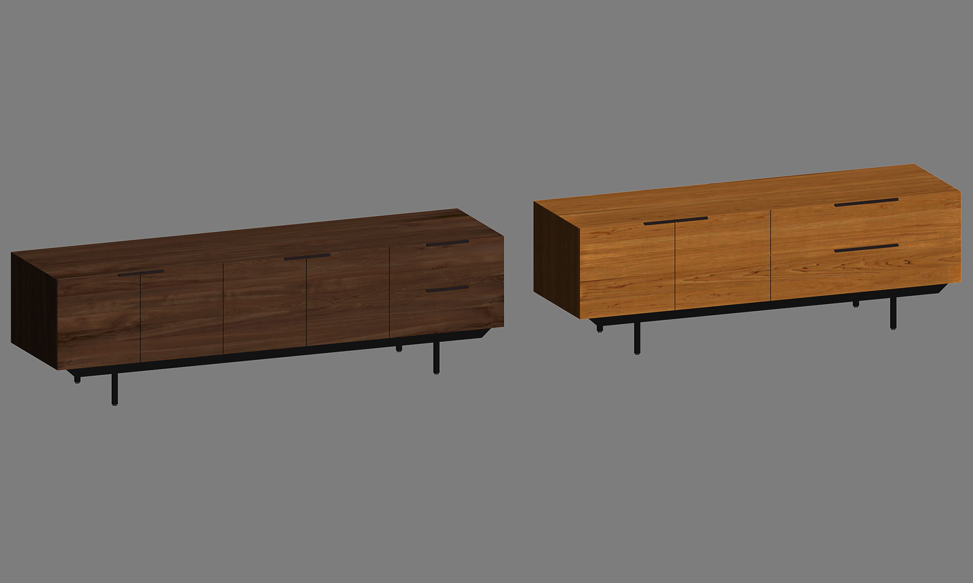 Pastoe Frame Style Sideboards 3D model_21