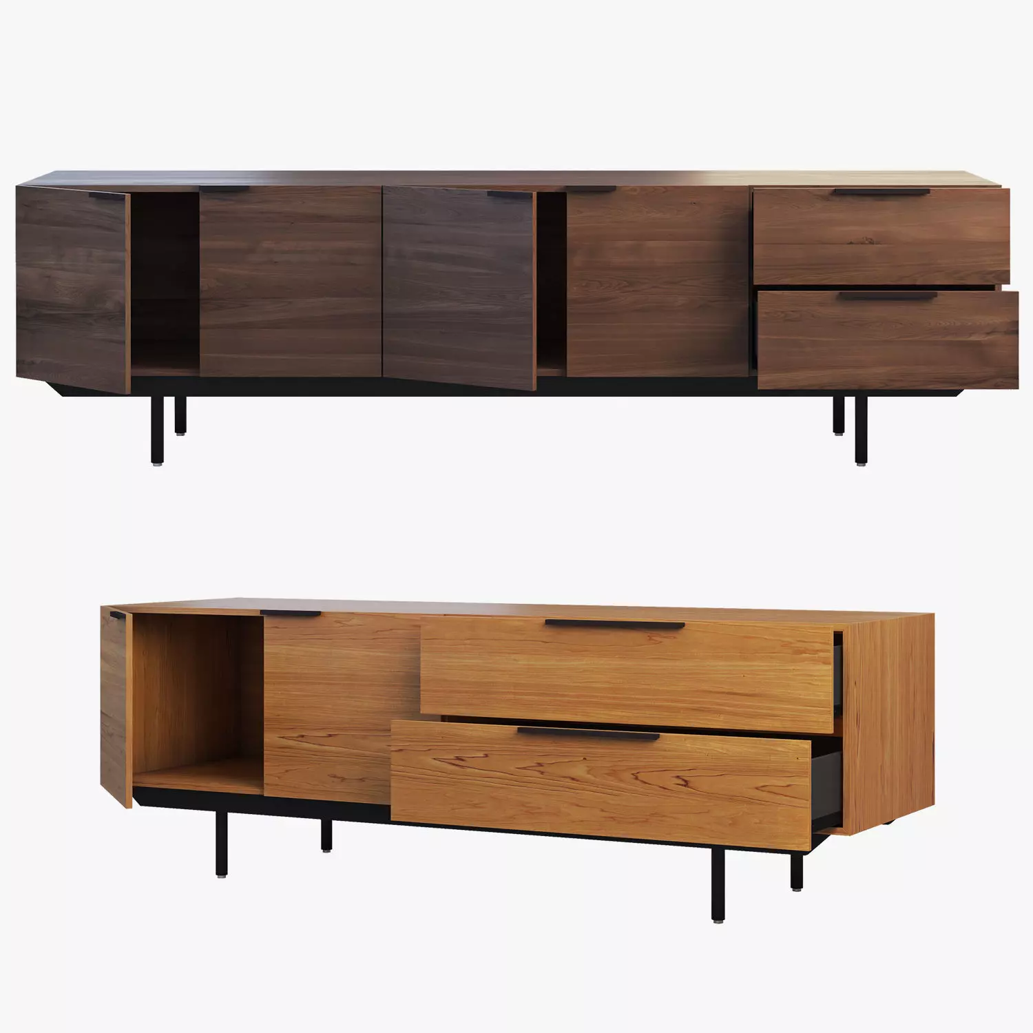Pastoe Frame Style Sideboards 3D model_0