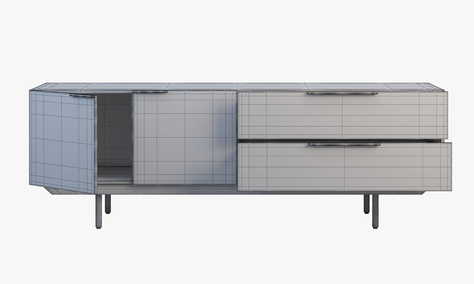 Pastoe Frame Style Sideboards 3D model_13