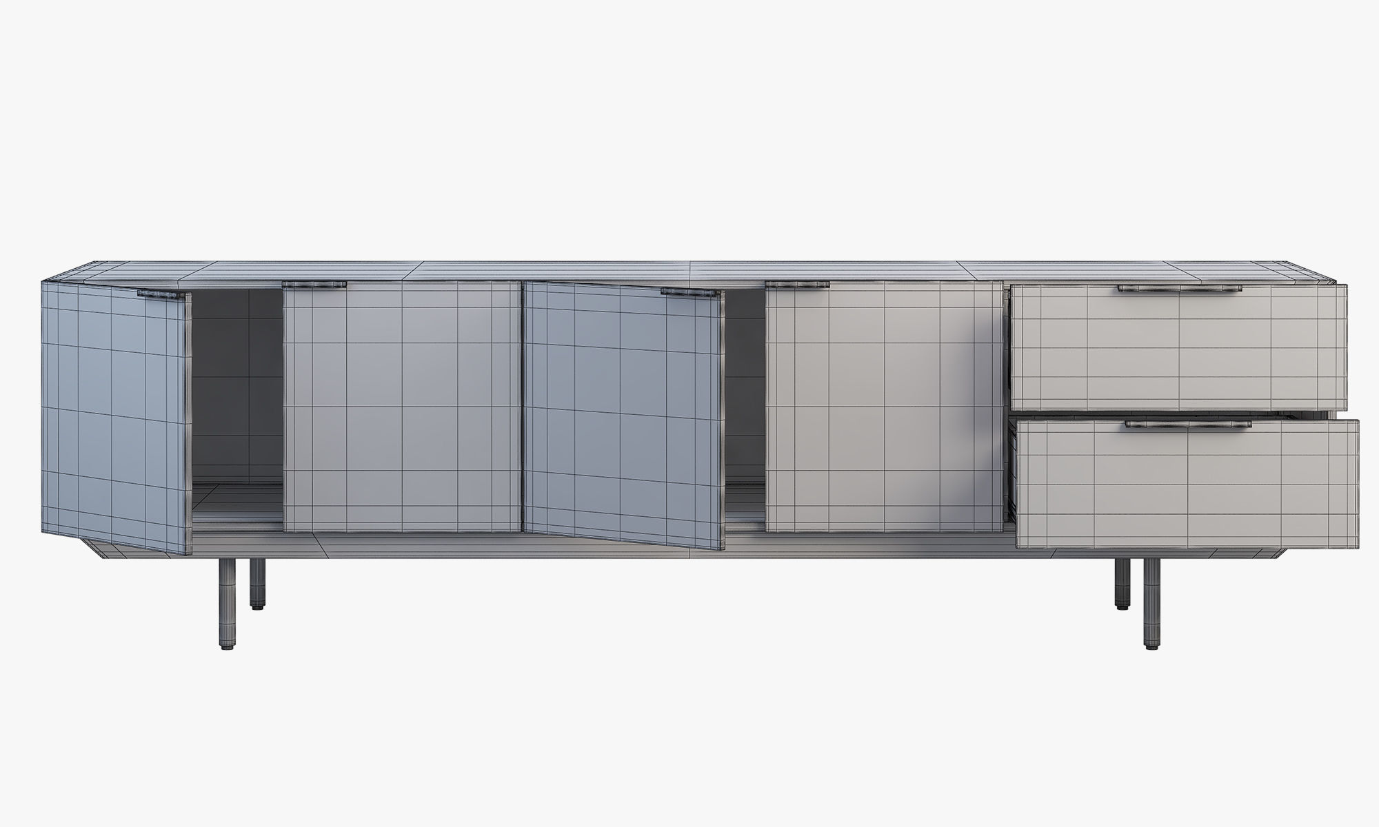 Pastoe Frame Style Sideboards 3D model_3