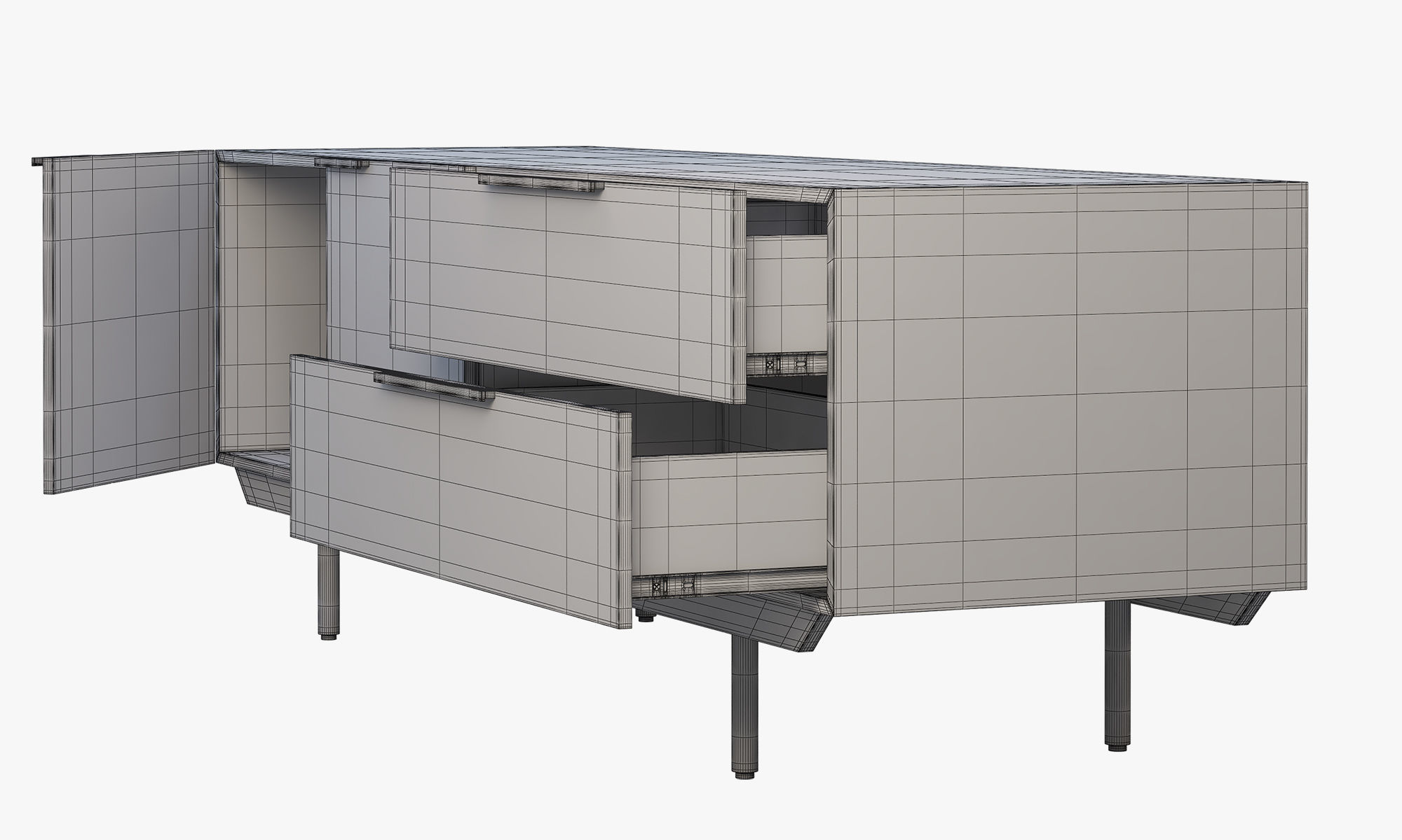 Pastoe Frame Style Sideboards 3D model_18