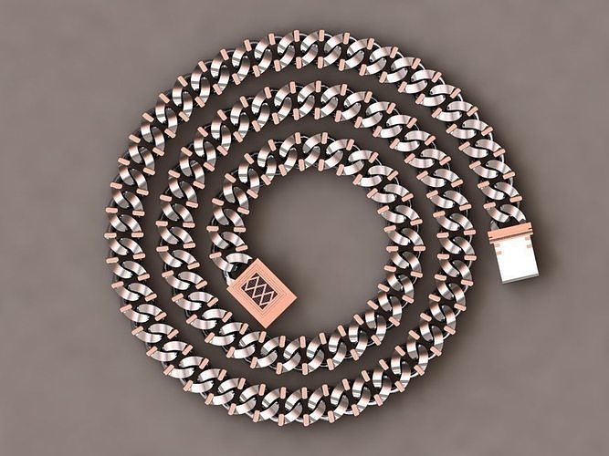 Chain Necklace 01 3D print model