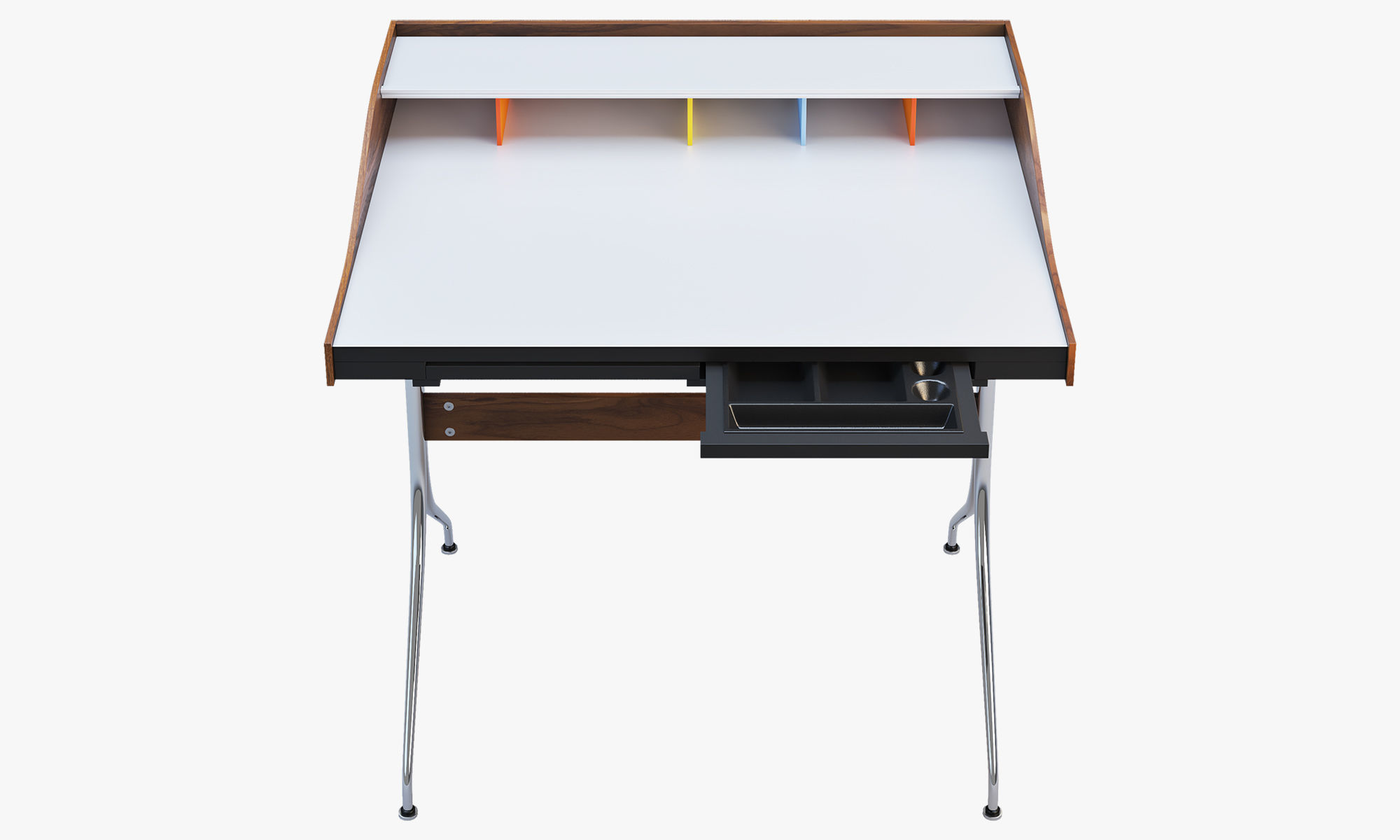 Nelson Swag Leg Desk 3D model_2