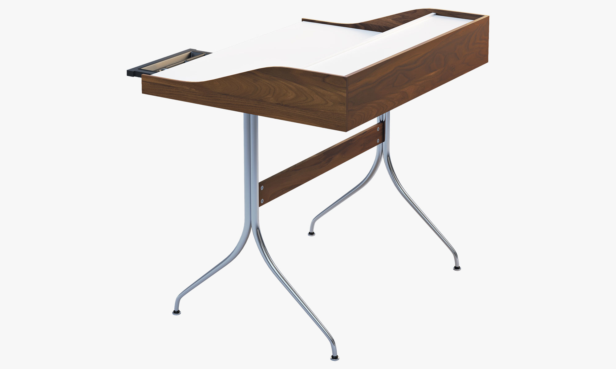 Nelson Swag Leg Desk 3D model_5
