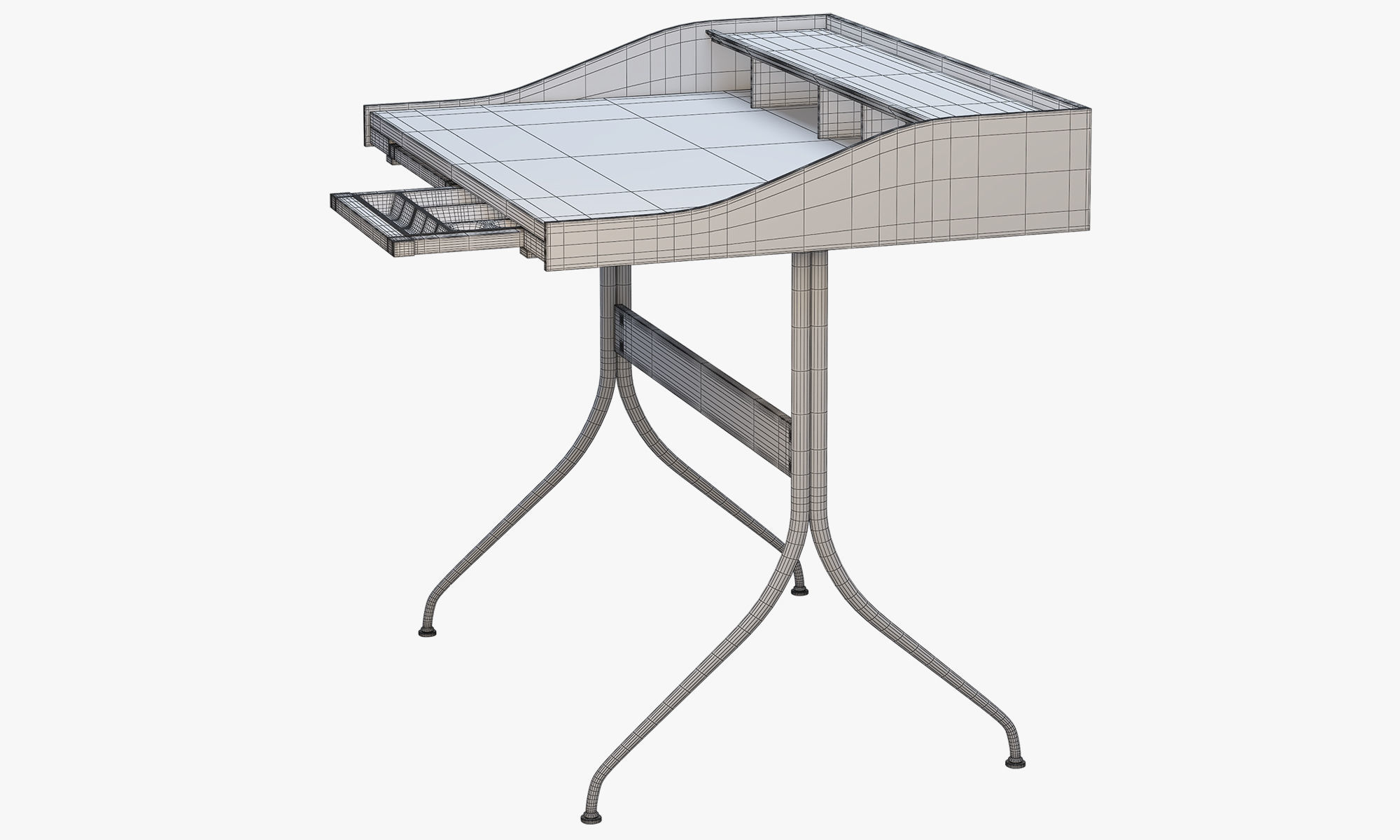 Nelson Swag Leg Desk 3D model_10