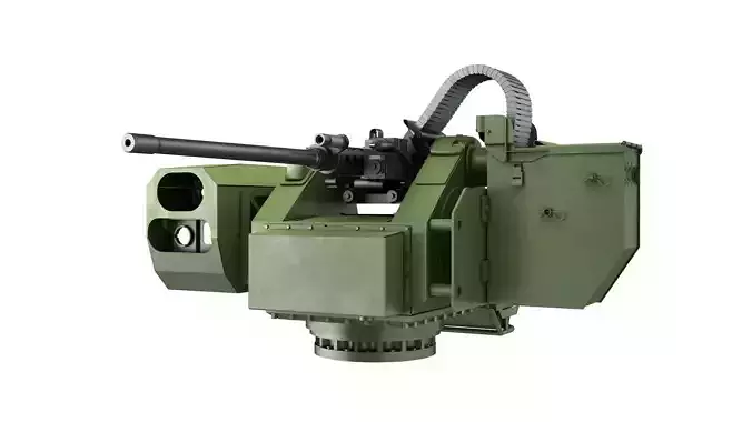 Remote Controlled Weapon Station RCWS Low-poly 3D model
