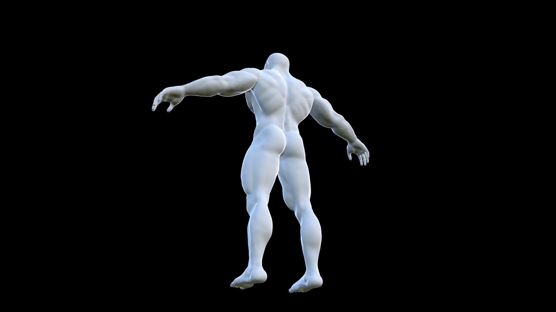 Human -  Man  3D model_10