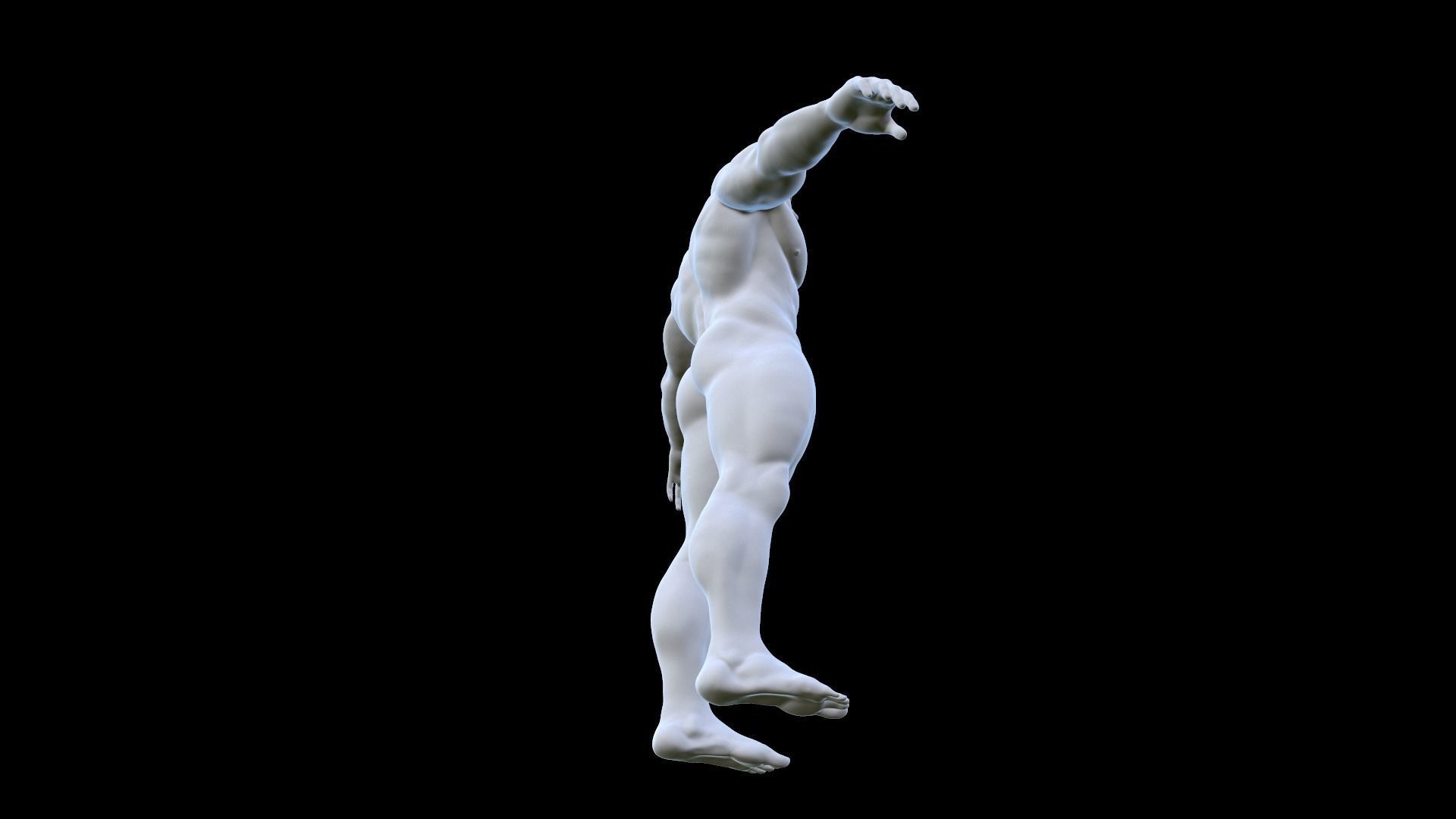 Human -  Man  3D model_11