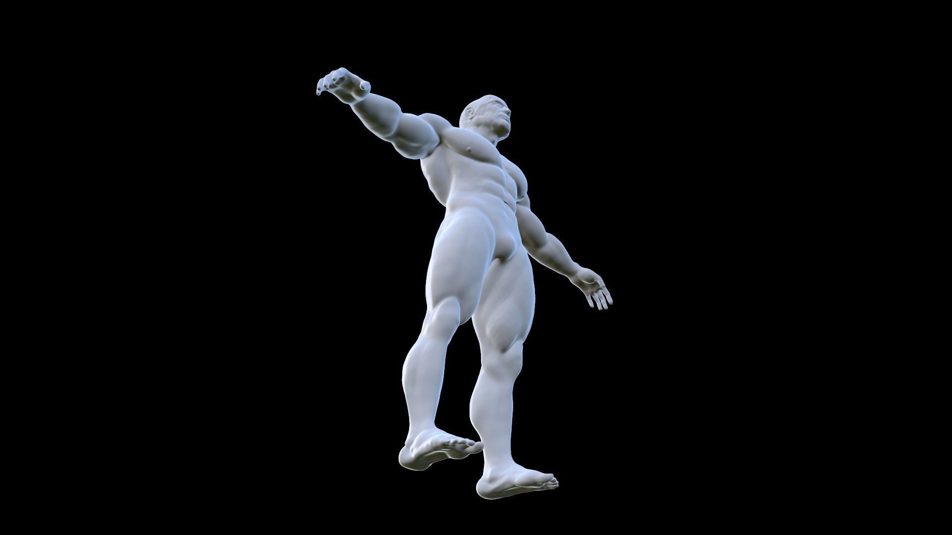 Human -  Man  3D model_8