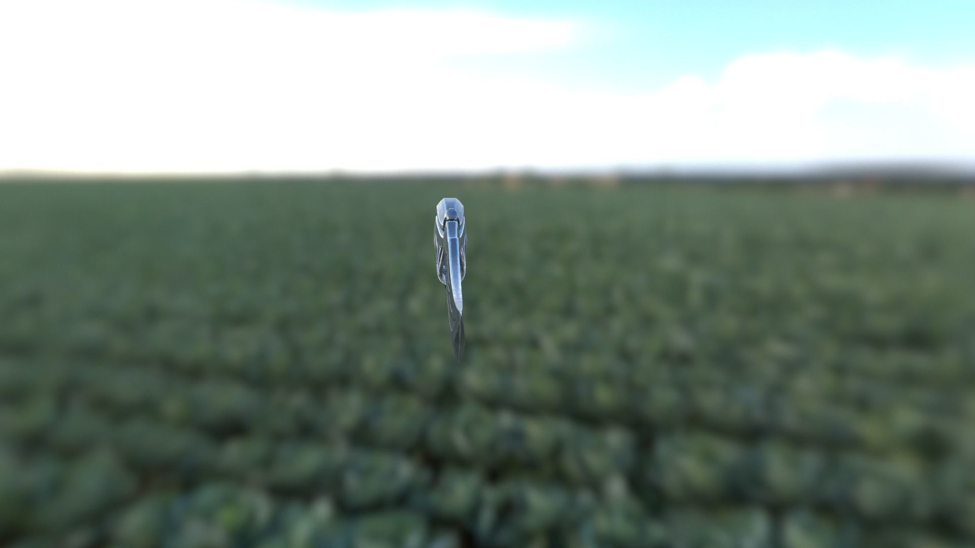 Carved Combat Knife Low-poly 3D model_13