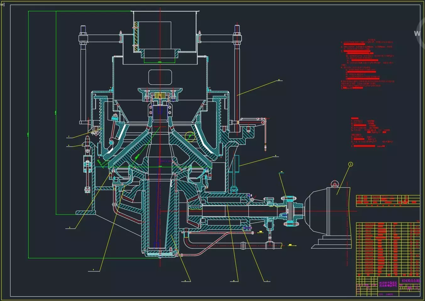 PYB-1200 CONE CRUSHER 3D model_0