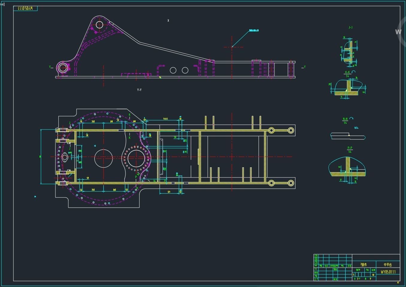 33 tons excavator 3D model_3