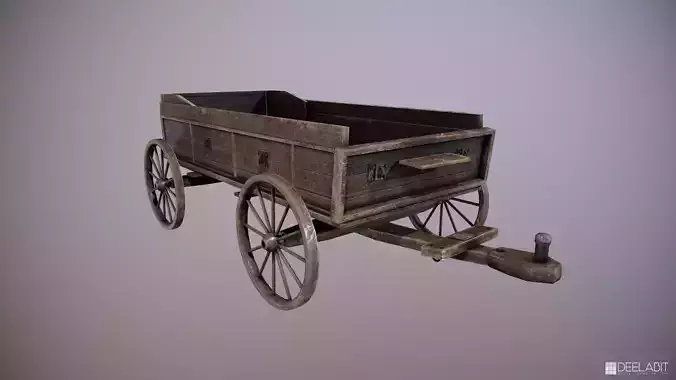 Wooden cart