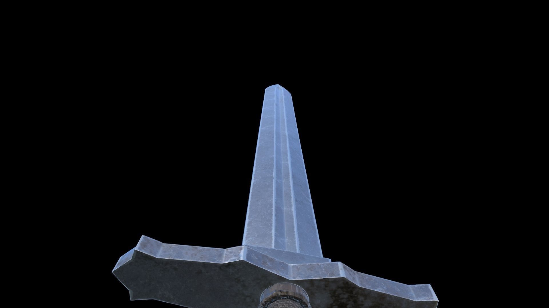 Low-poly Sword Low-poly 3D model_9
