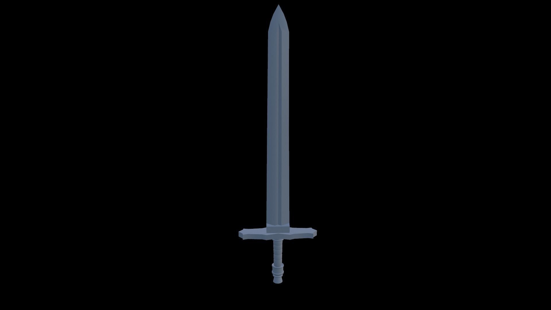Low-poly Sword Low-poly 3D model_11