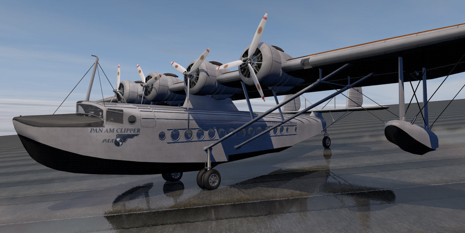 Sikorsky S-42 Pan Am Clipper 3D model_2