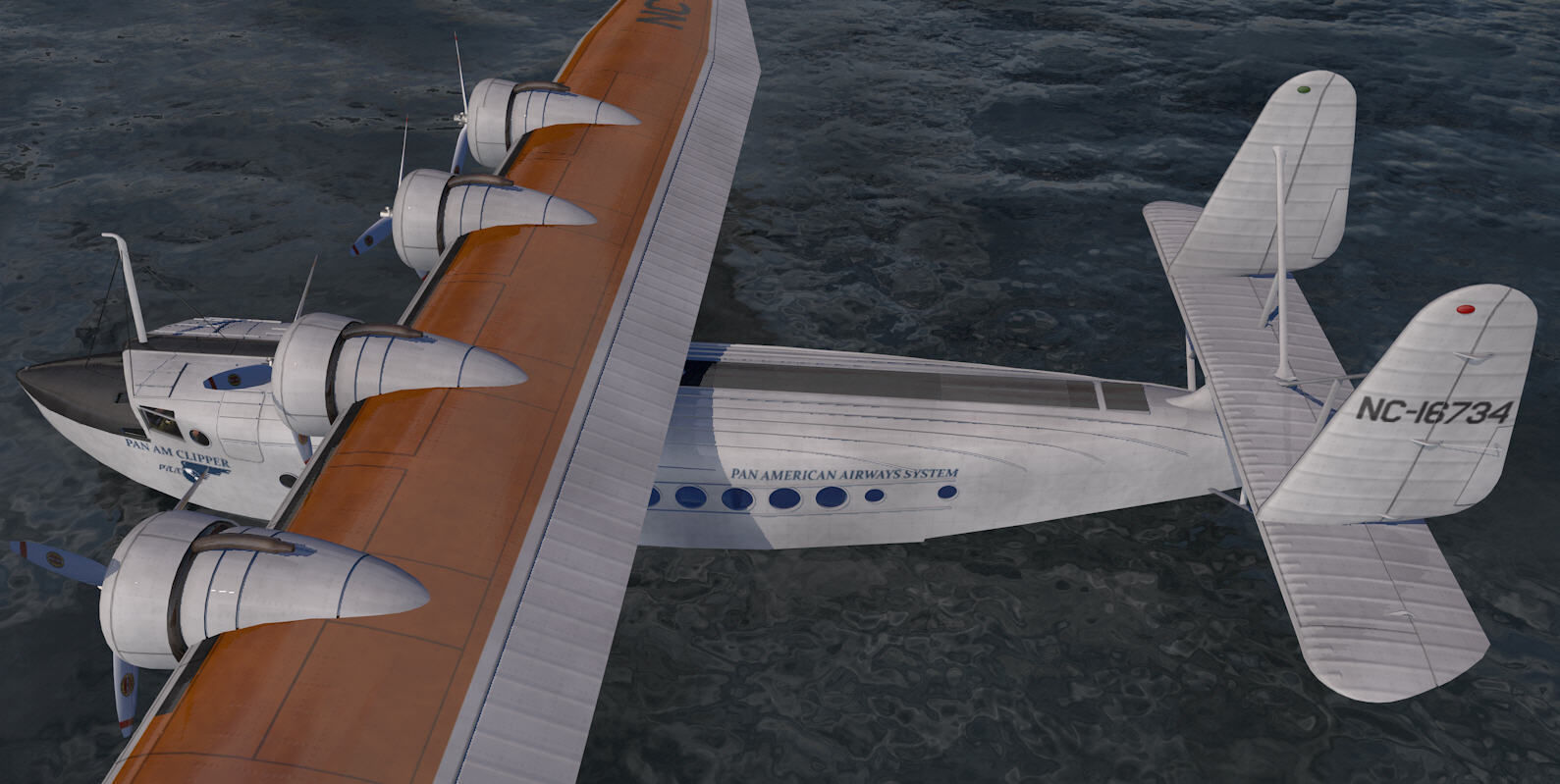Sikorsky S-42 Pan Am Clipper 3D model_4