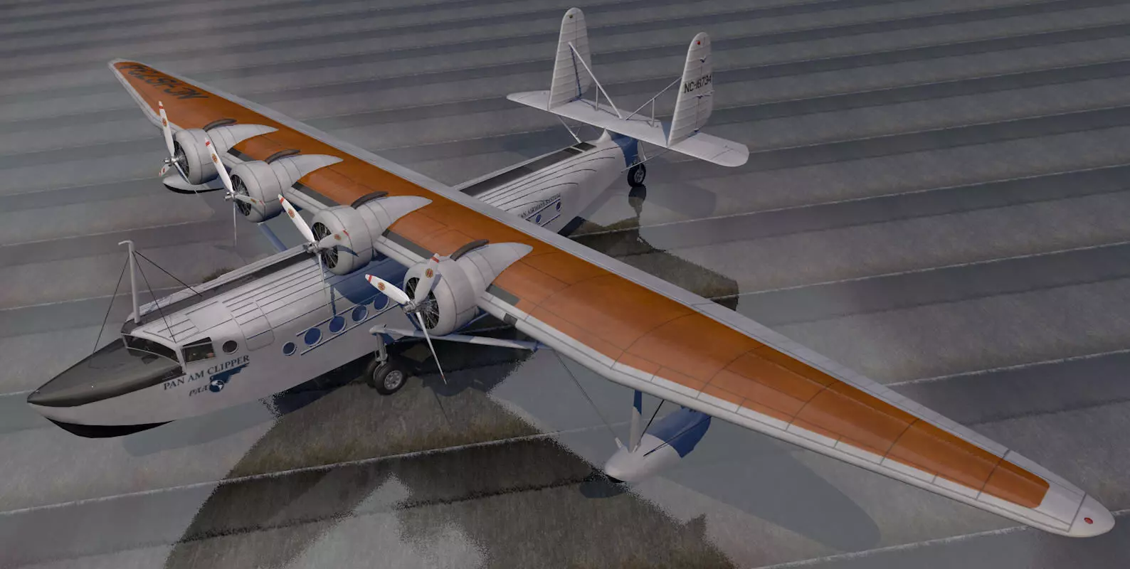 Sikorsky S-42 Pan Am Clipper 3D model_0
