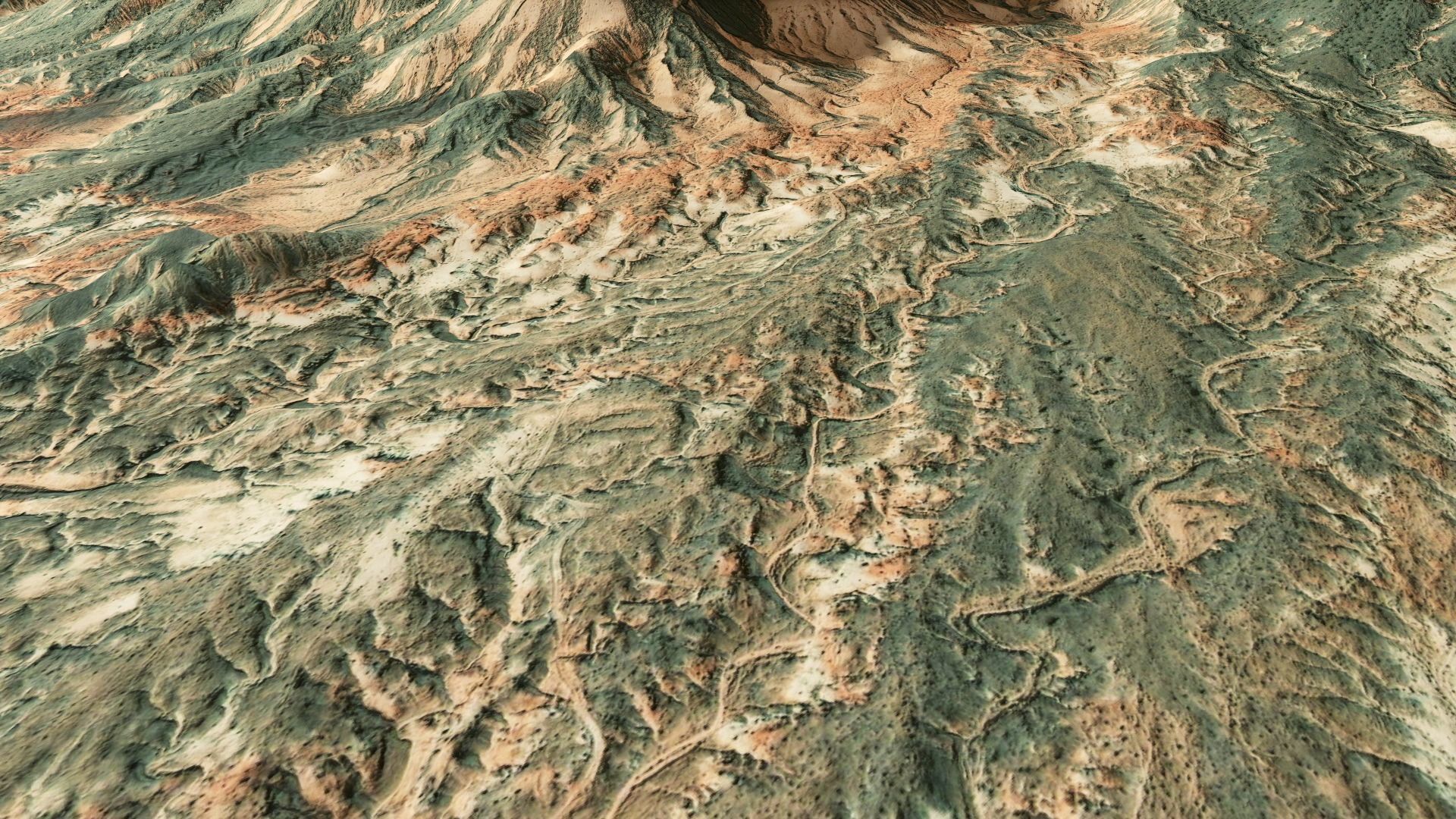 Mountains Terrain Surface Landscape Environment  PBR 13 Low-poly 3D model_13