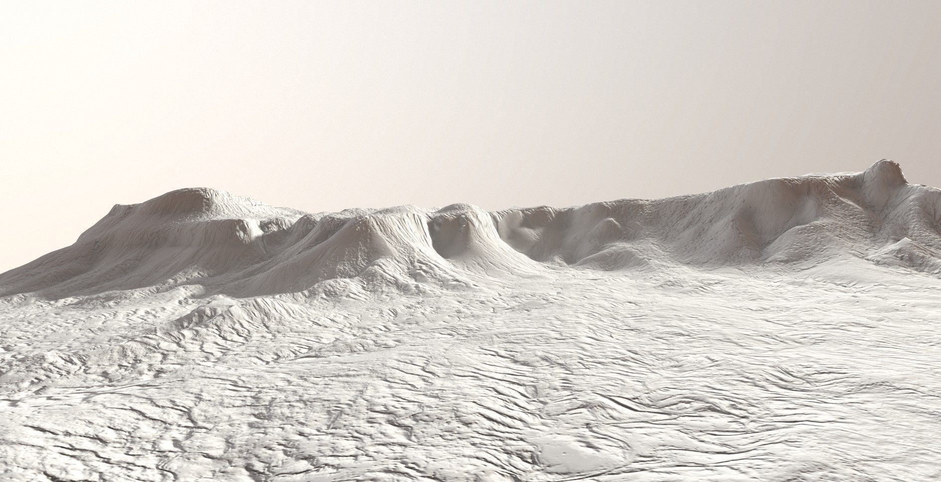 Mountains Terrain Surface Landscape Environment  PBR 13 Low-poly 3D model_26