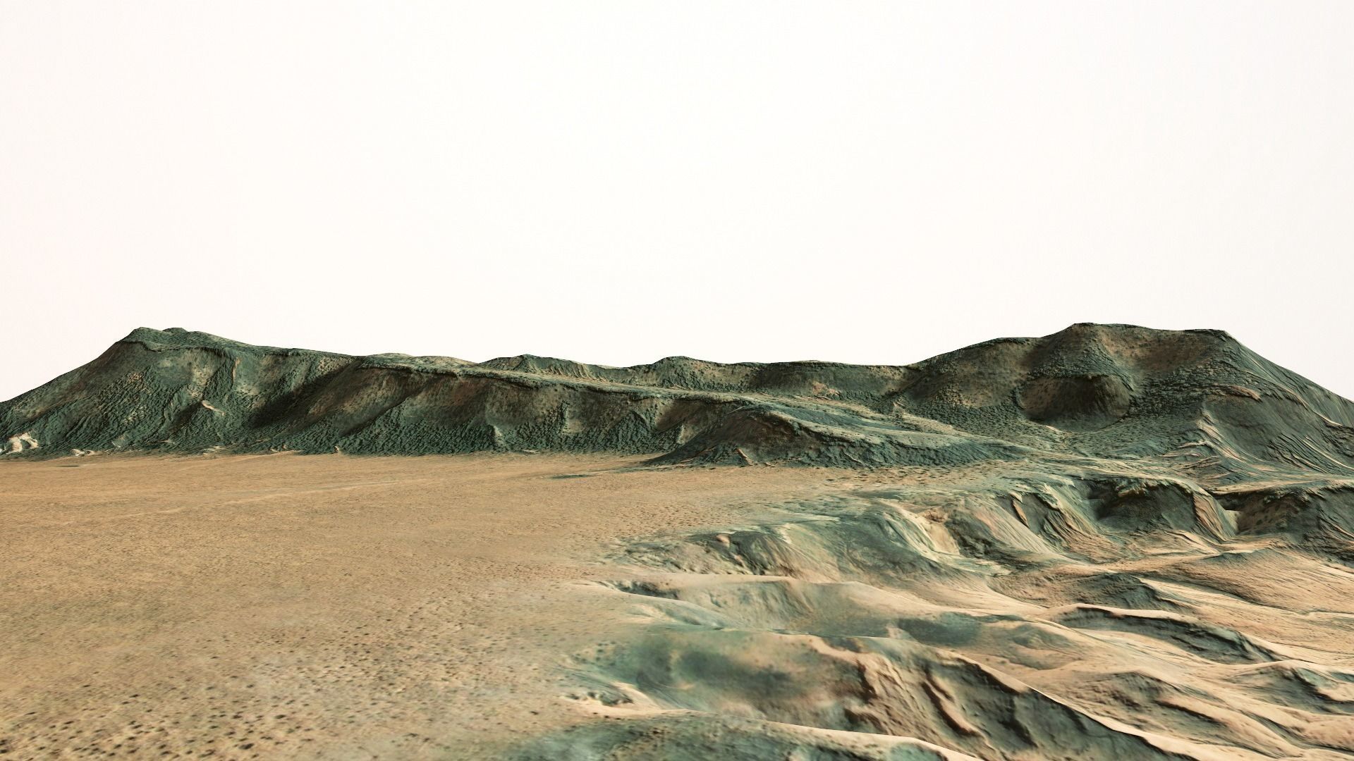 Mountains Terrain Surface Landscape Environment  PBR 13 Low-poly 3D model_17