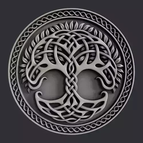 3d STL models for CNC router Route tree 3D model