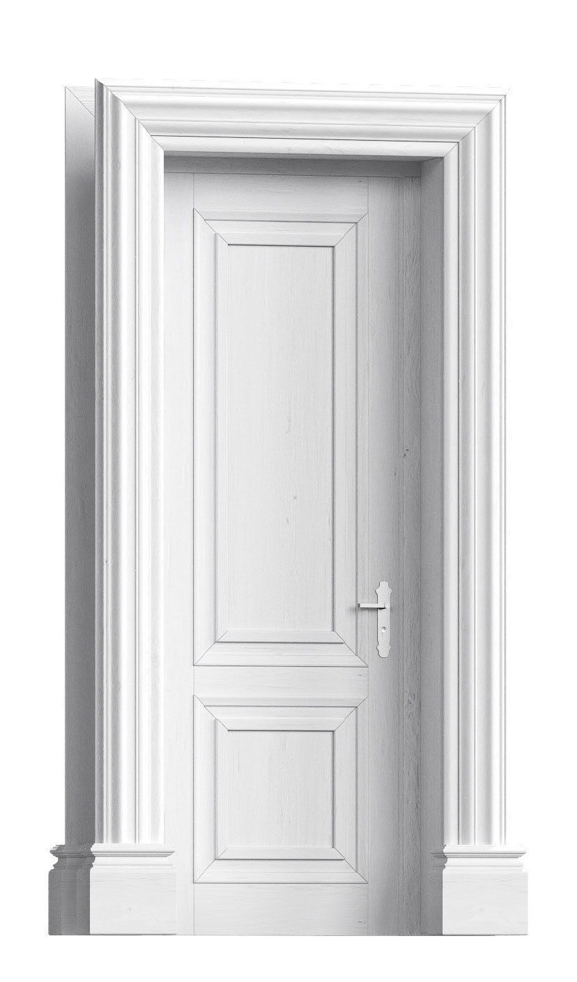 Classic doors set 3D model_10