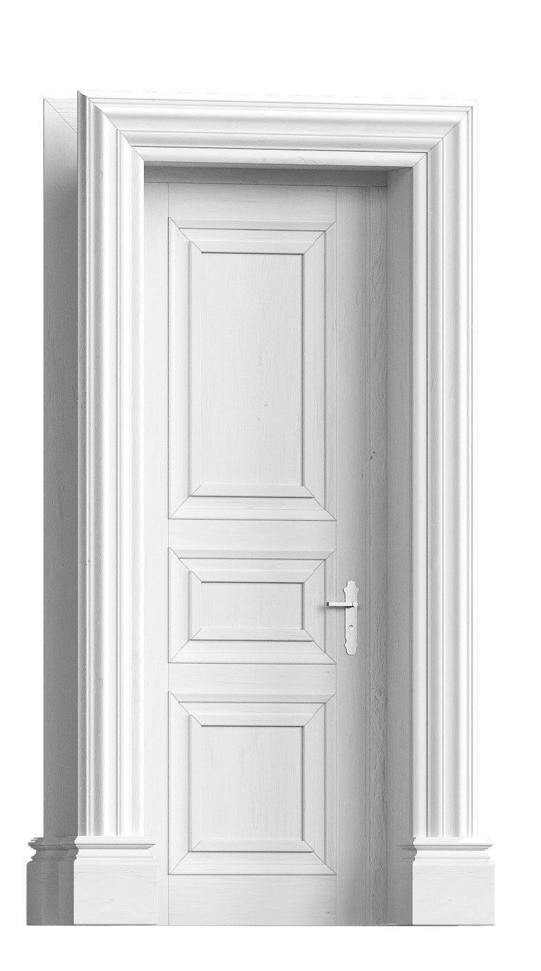 Classic doors set 3D model_11