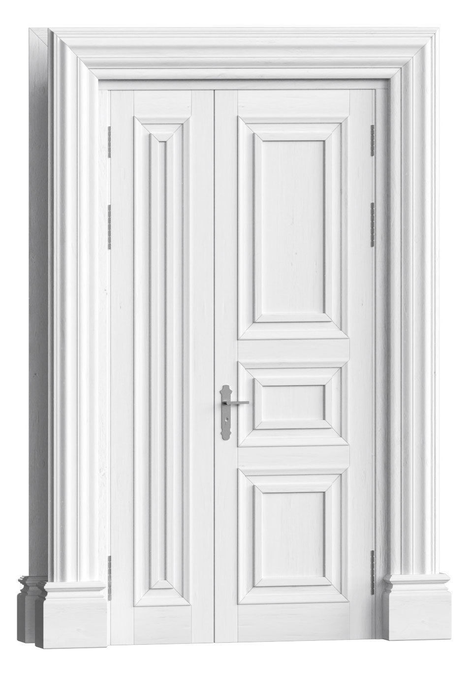 Classic doors set 3D model_7