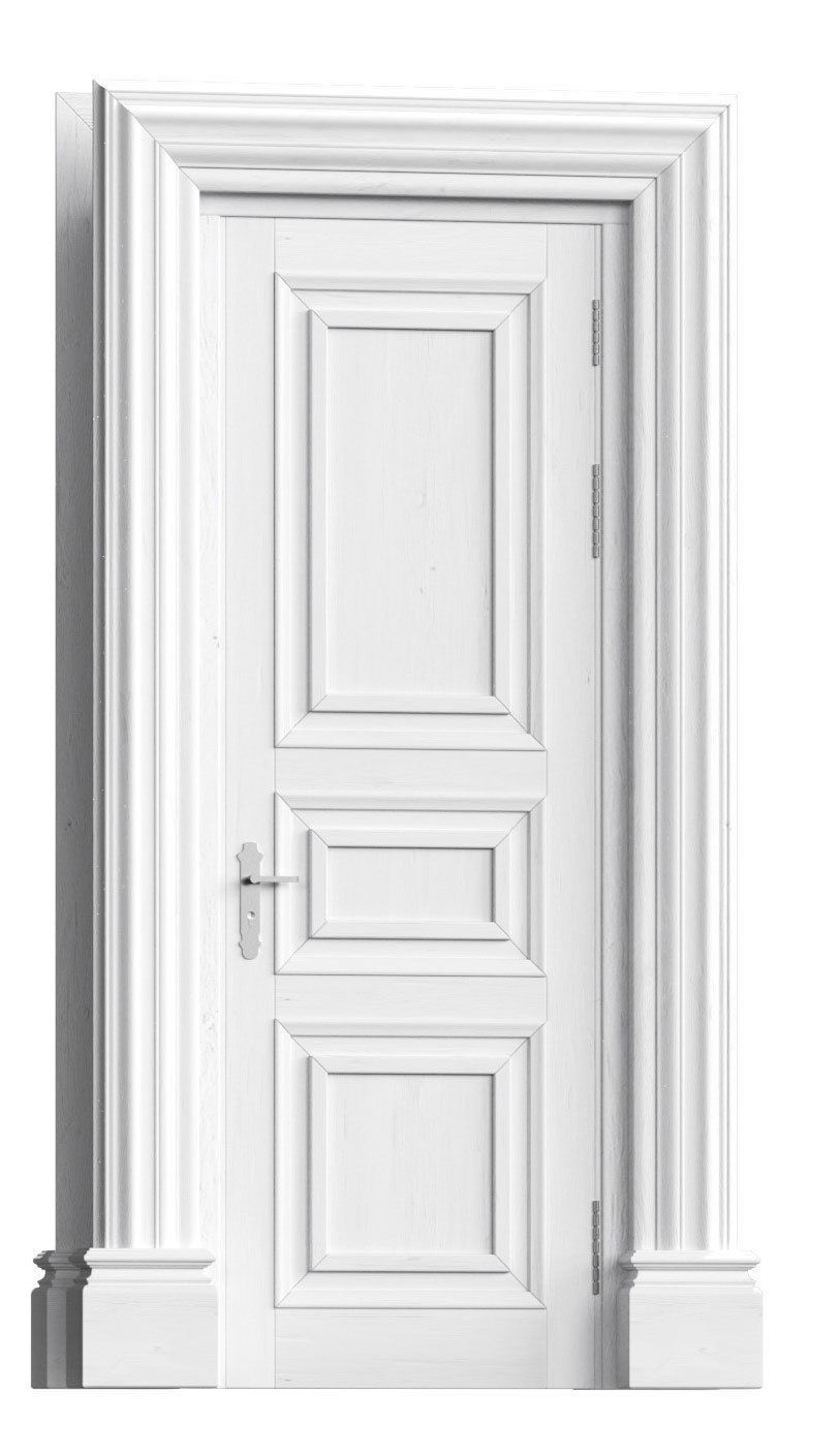 Classic doors set 3D model_4