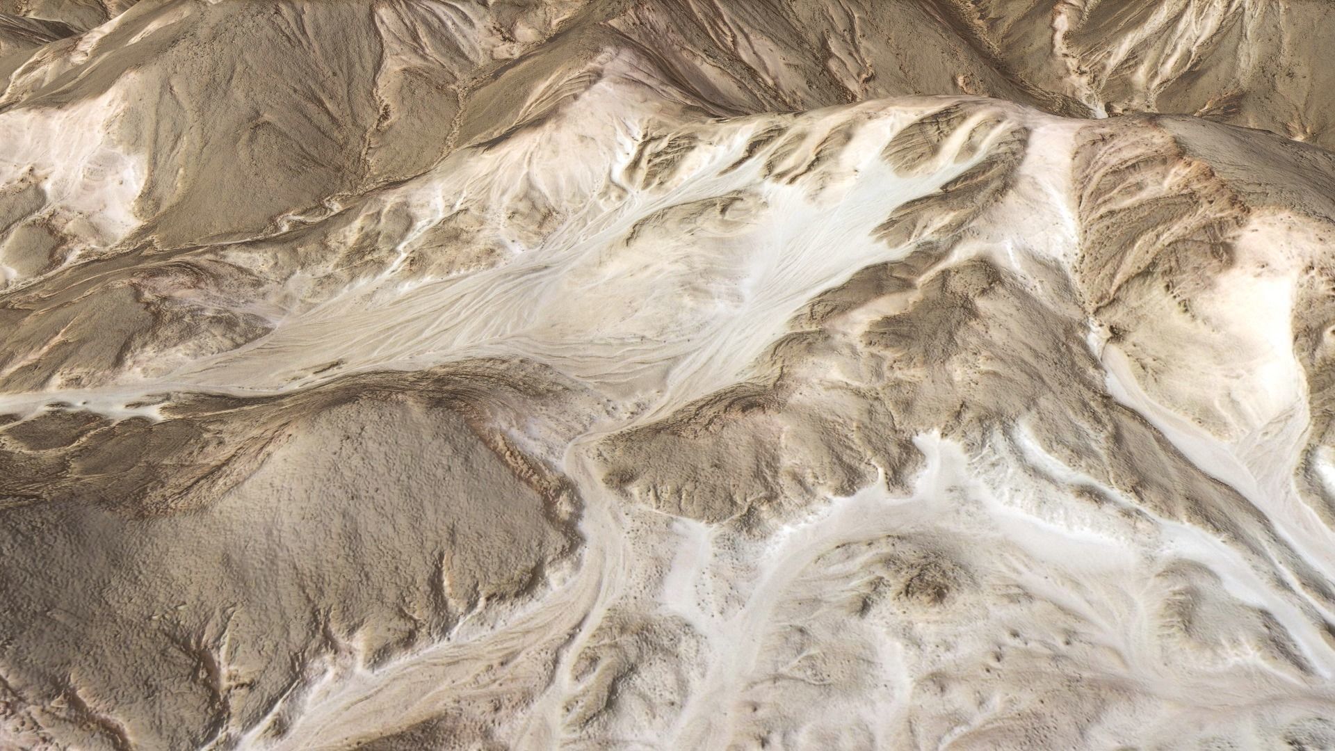 Desert Mountain Rocks Landscape Terrain Cliff PBR  07 Low-poly 3D model_1