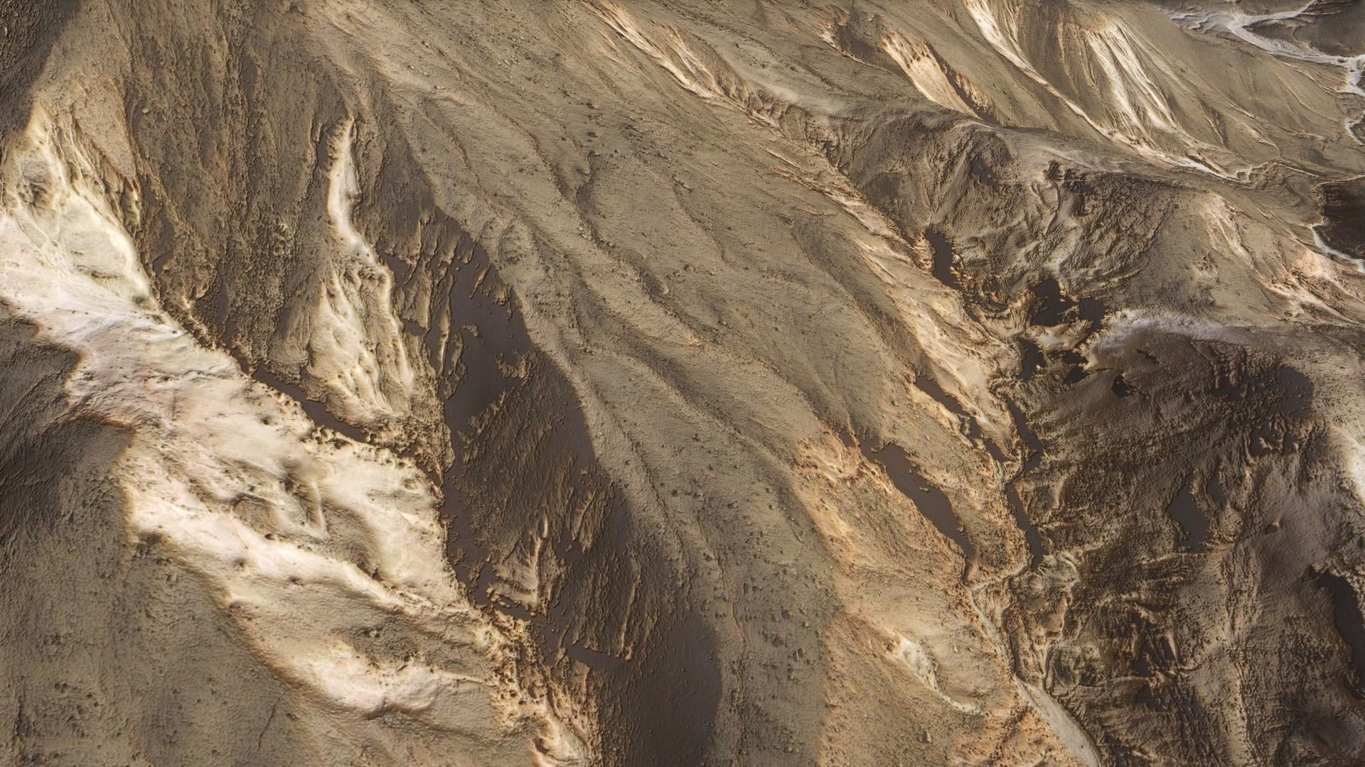 Desert Mountain Rocks Landscape Terrain Cliff PBR  07 Low-poly 3D model_13