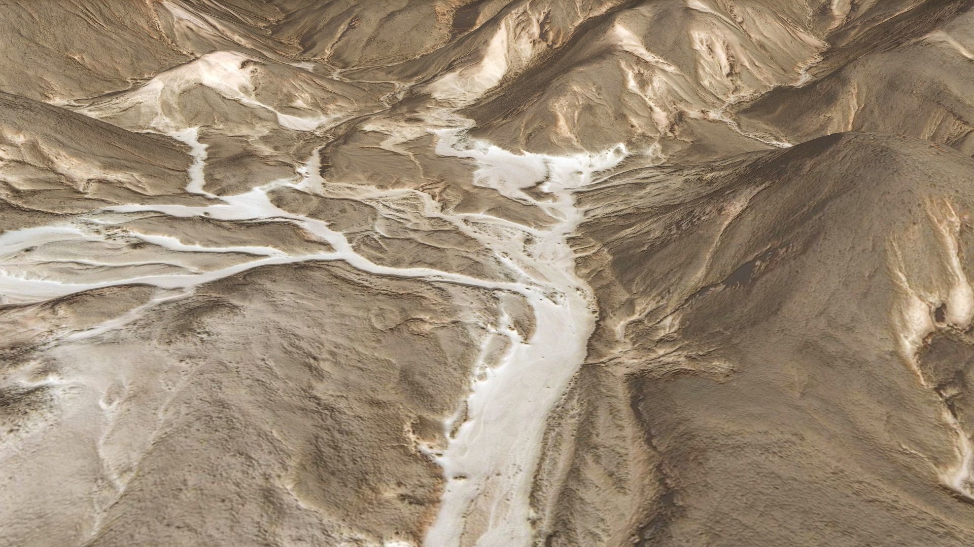 Desert Mountain Rocks Landscape Terrain Cliff PBR  07 Low-poly 3D model_15