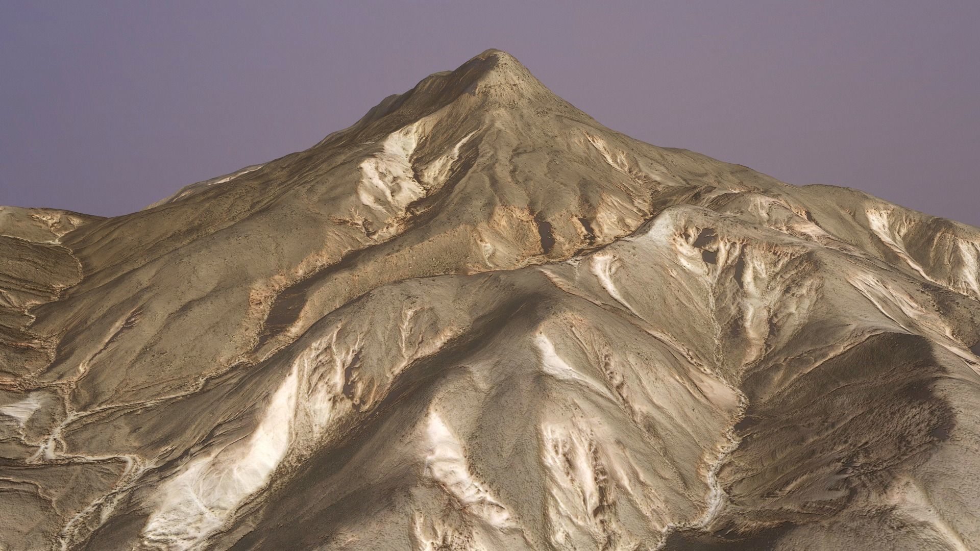 Desert Mountain Rocks Landscape Terrain Cliff PBR  07 Low-poly 3D model_16