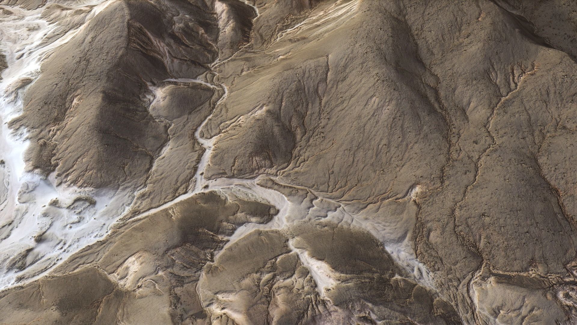 Desert Mountain Rocks Landscape Terrain Cliff PBR  07 Low-poly 3D model_14