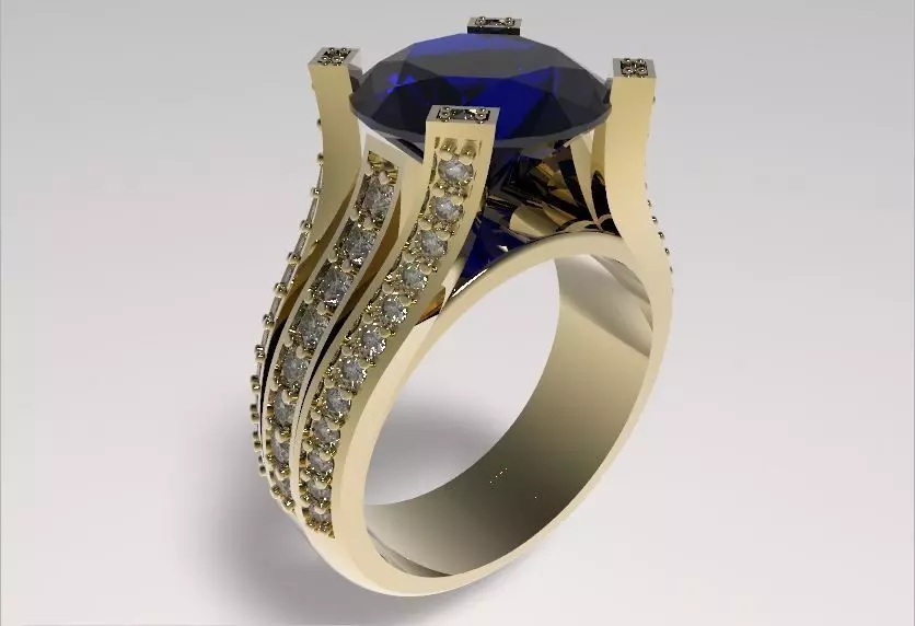 Model 125 Ring 3D print model