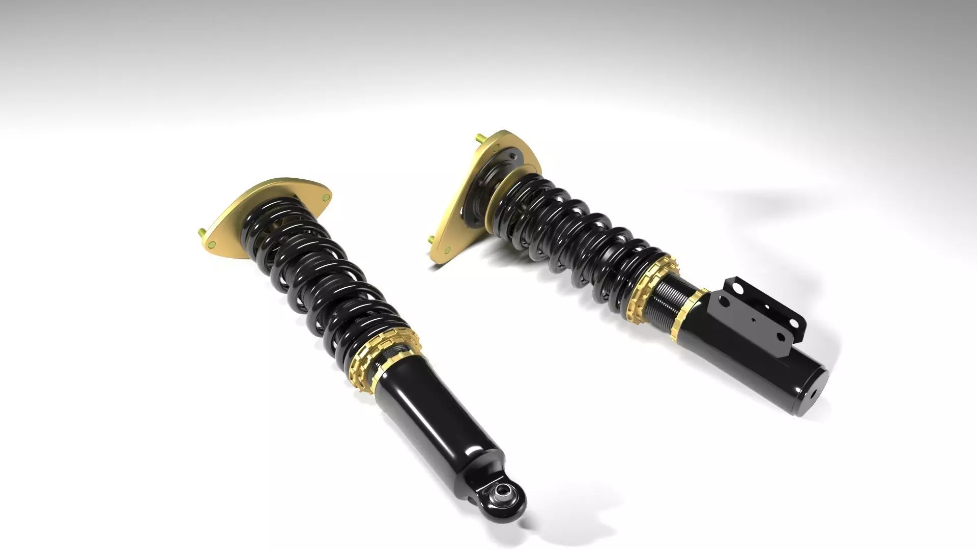 BC Racing Coilover 3D 3D model_0