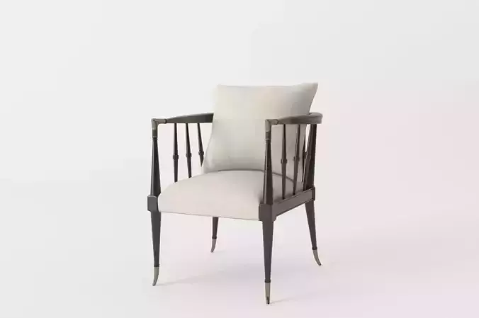 Leone Accent Chair 3D model