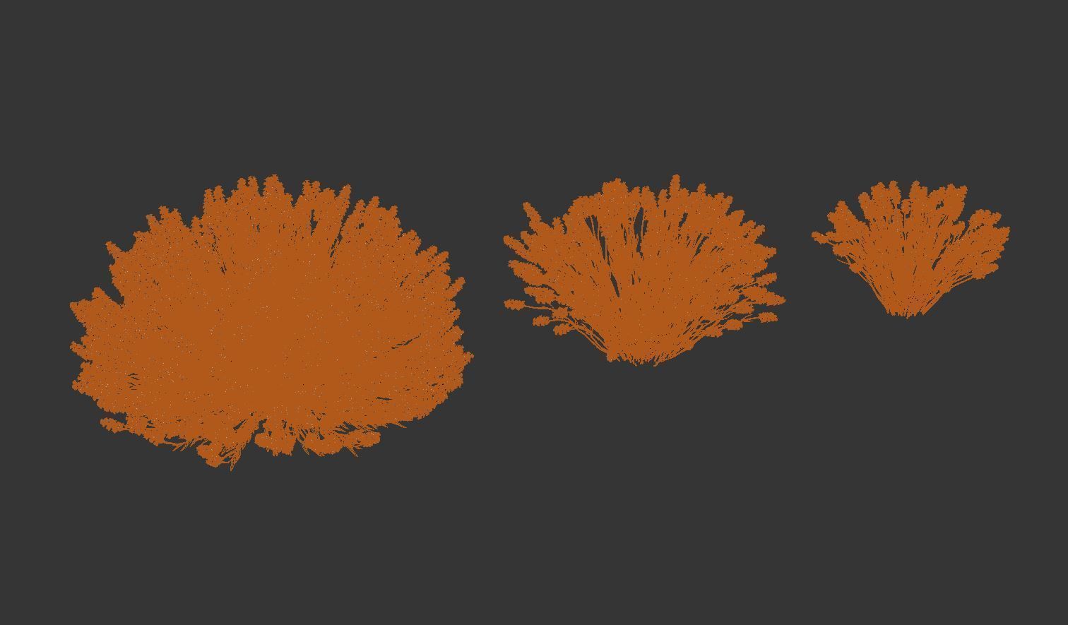 Lavandula Set lavender flowers 3D model_14