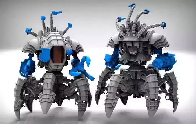 Dark Techno Arachknight legs 3D print model