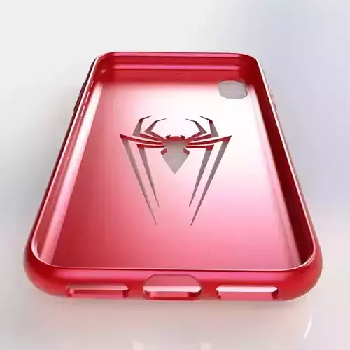 IPhone X SpiderMan Case 3D print model
