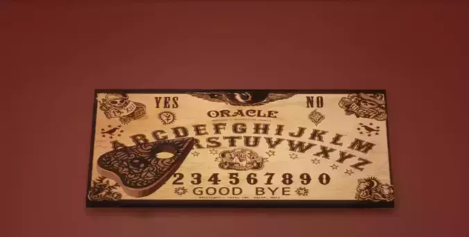 ouija board with pointer