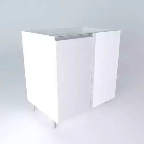 Straight corner desk 1 door