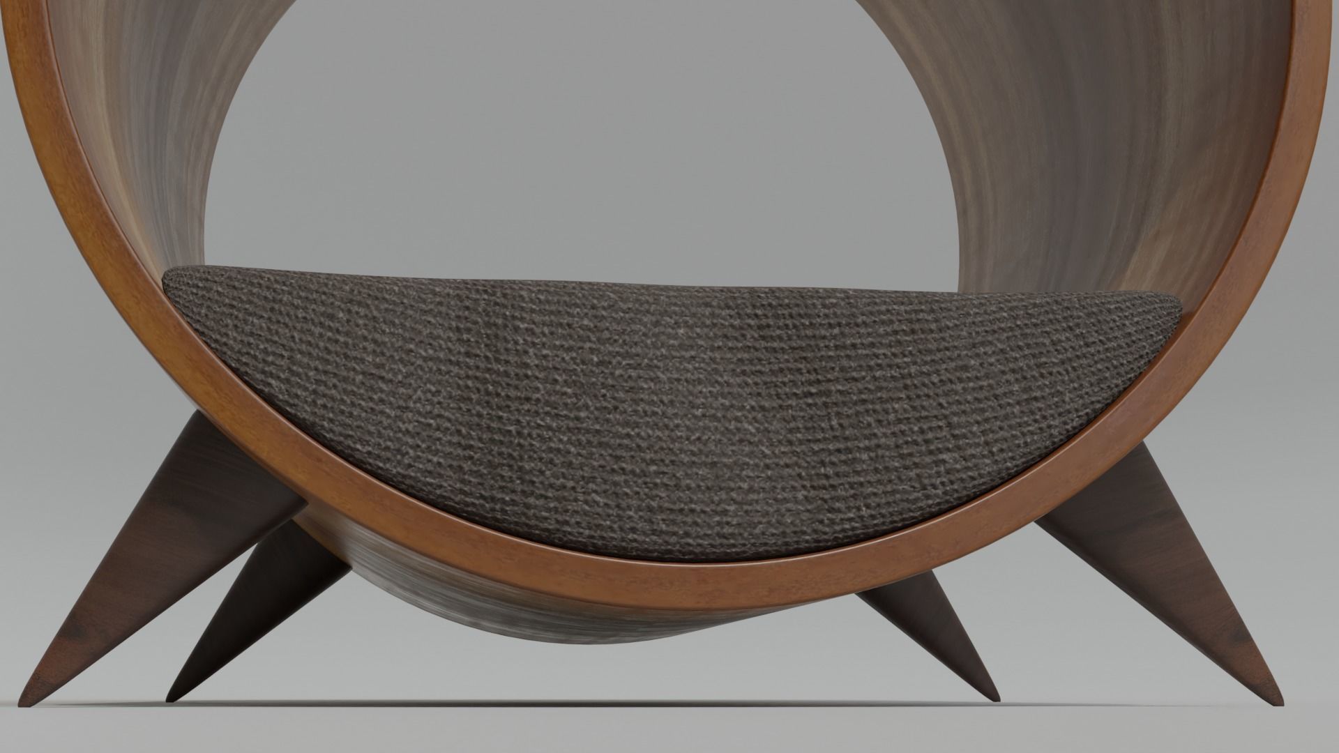 Cat House - Round House - Bed 3D model_19