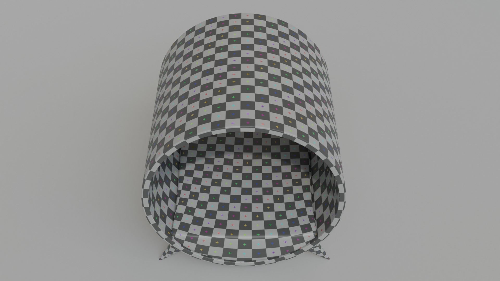 Cat House - Round House - Bed 3D model_23