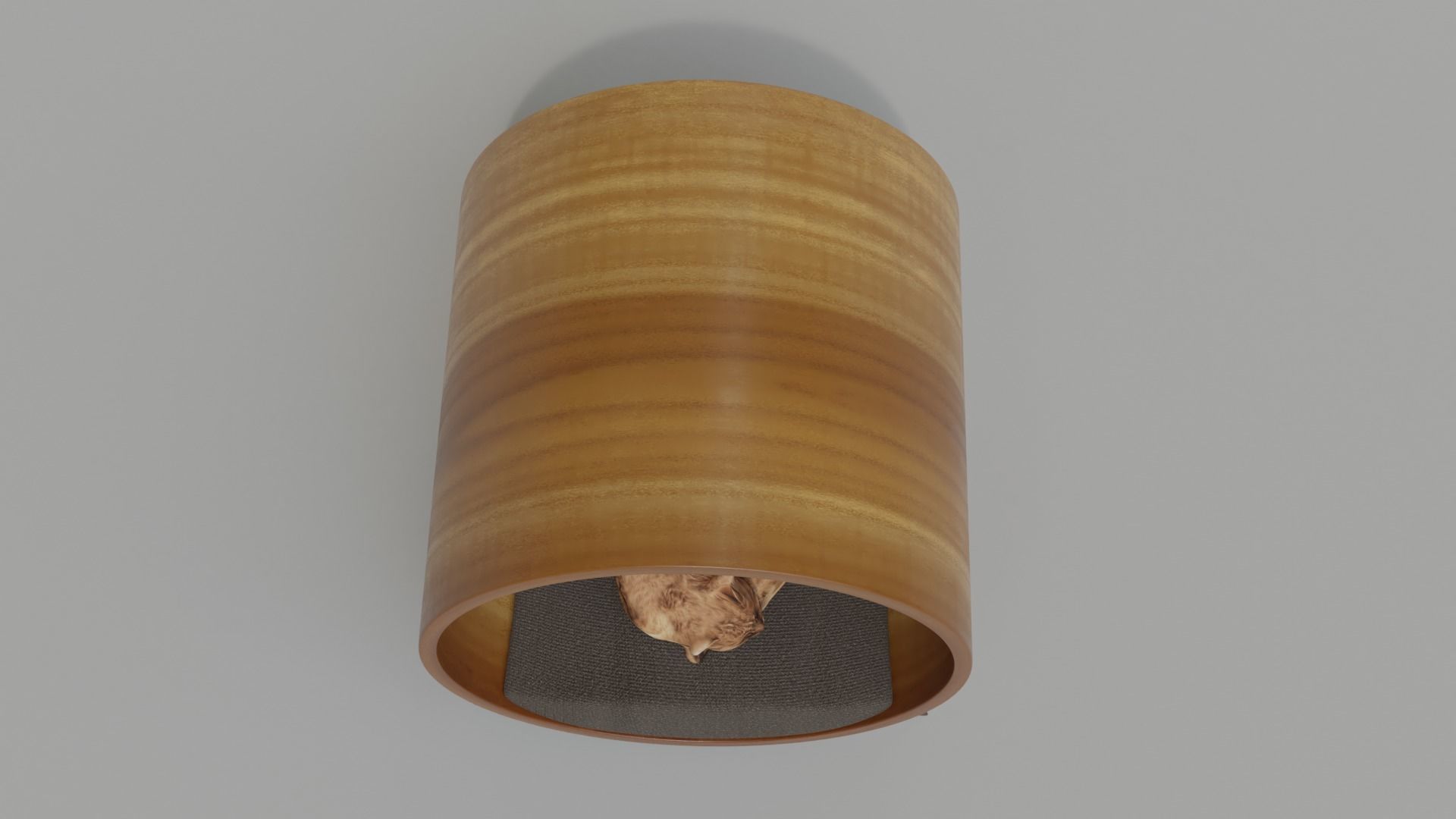 Cat House - Round House - Bed 3D model_4