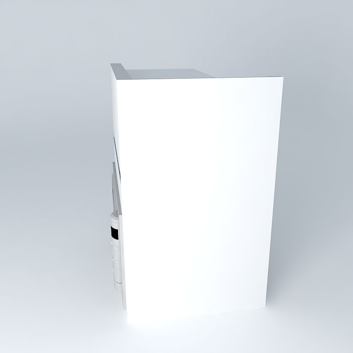 Aereo with microwave oven Free 3D model_2