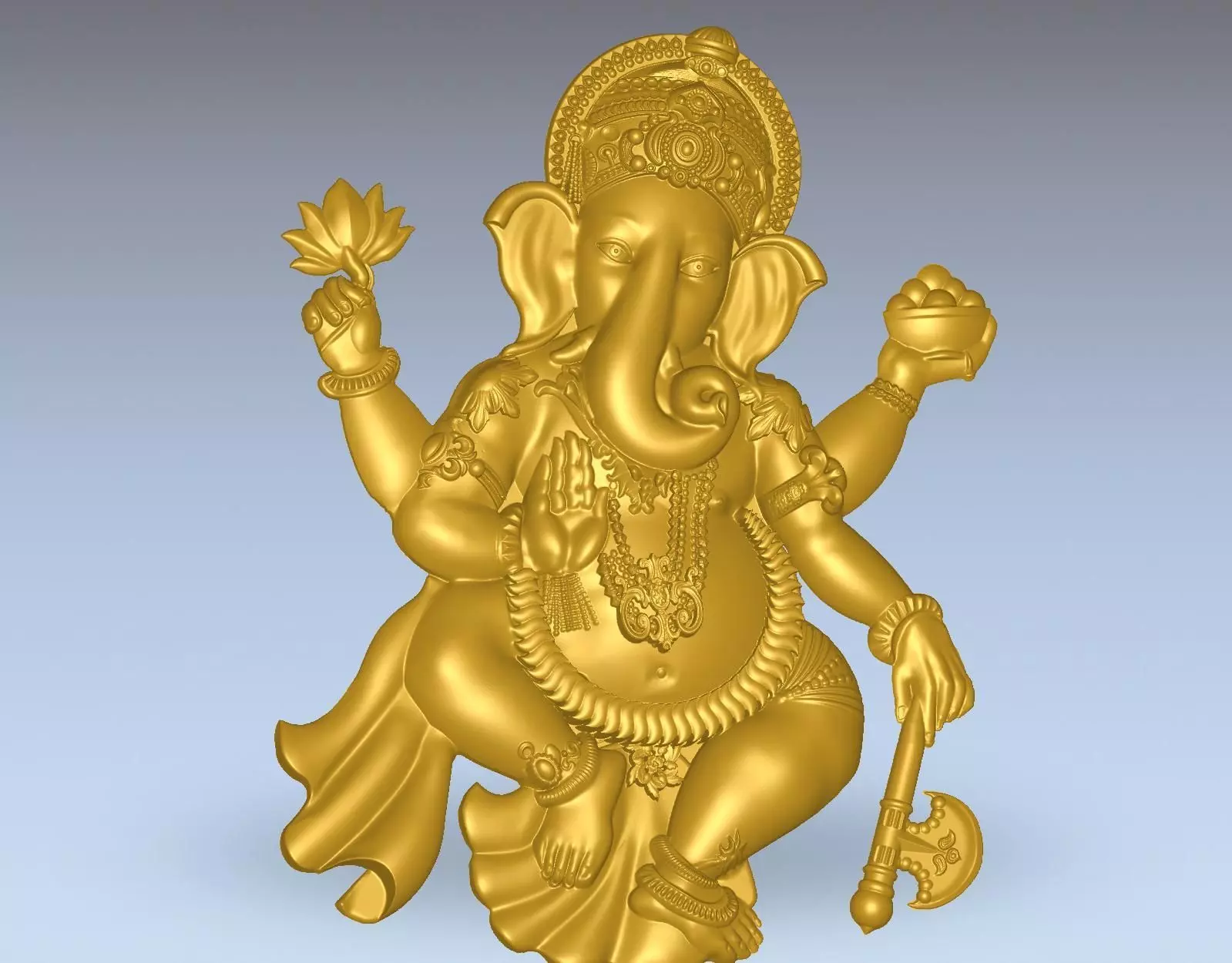 Sree Ganesh 3D  3D model_0