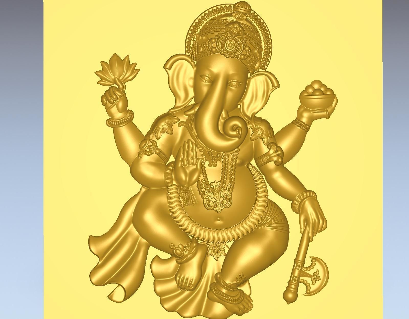 Sree Ganesh 3D  3D model_2